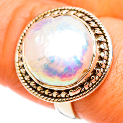 Cultured Pearl Rings handcrafted by Ana Silver Co - RING112710