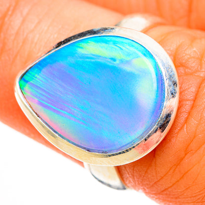 Aura Opal Rings handcrafted by Ana Silver Co - RING112720