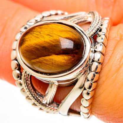 Tiger Eye Rings handcrafted by Ana Silver Co - RING112733