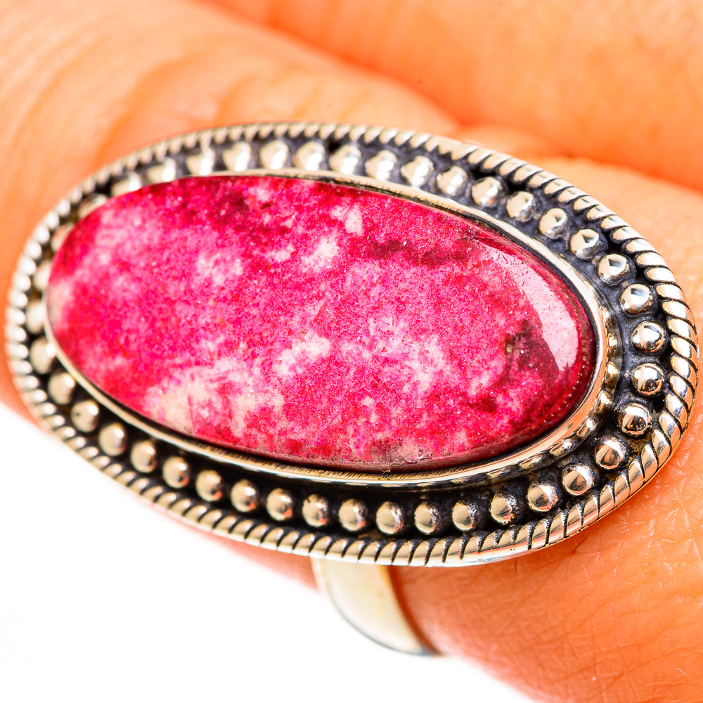 Thulite Rings handcrafted by Ana Silver Co - RING112736
