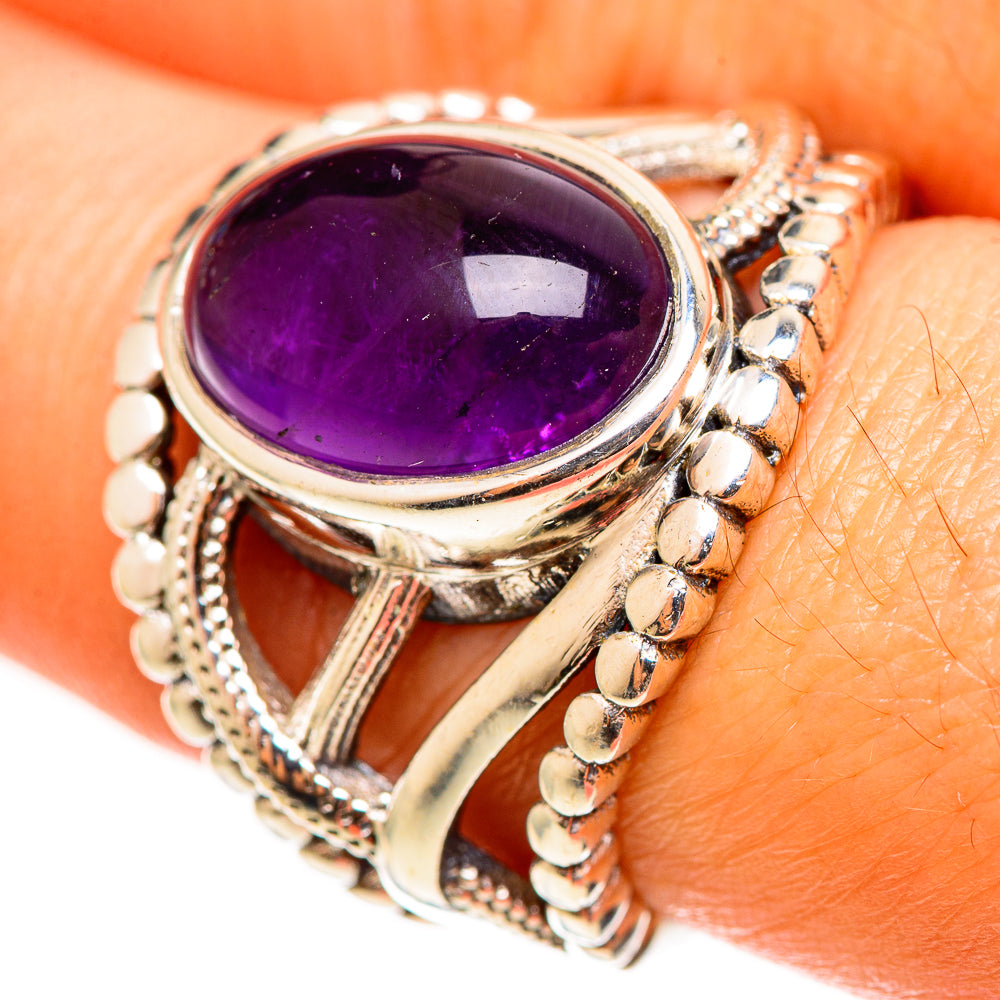 Amethyst Rings handcrafted by Ana Silver Co - RING112739