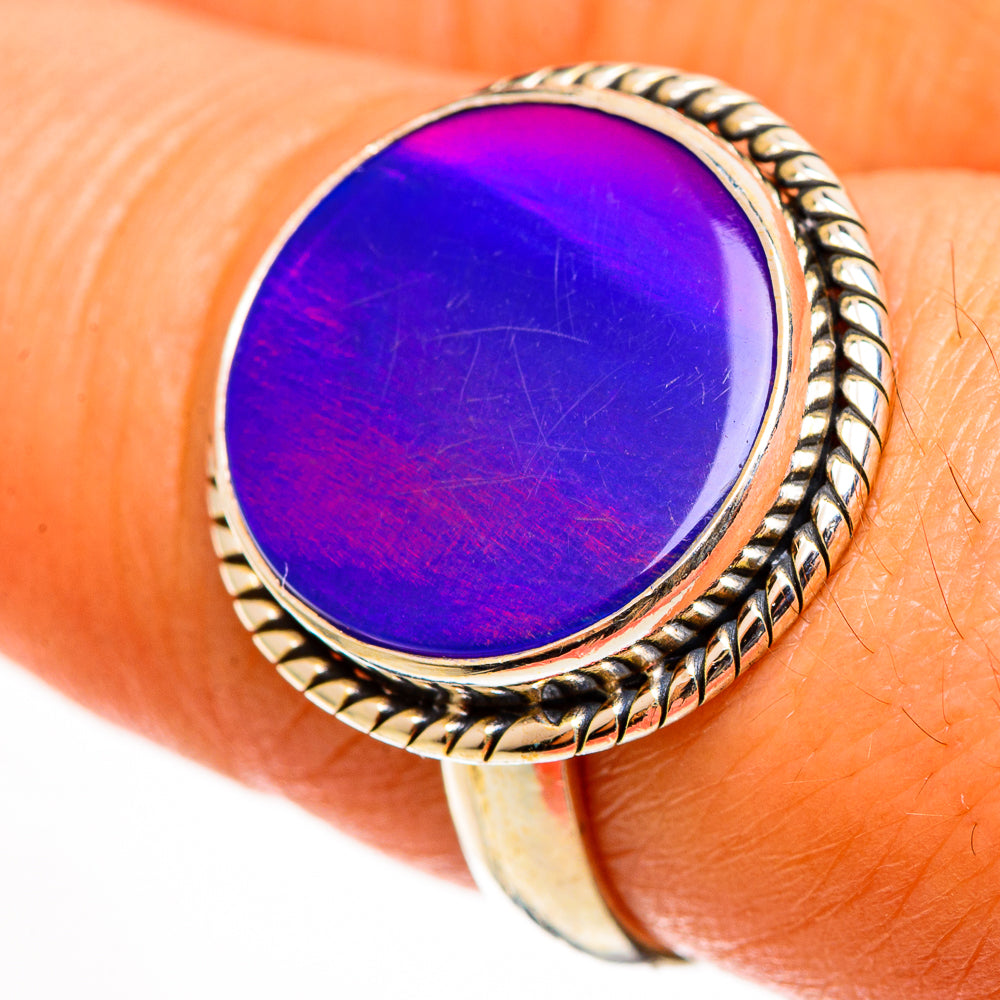 Aura Opal Rings handcrafted by Ana Silver Co - RING112741