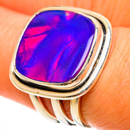 Aura Opal Rings handcrafted by Ana Silver Co - RING112742