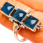 Blue Fluorite Rings handcrafted by Ana Silver Co - RING112759