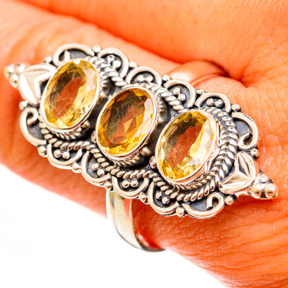 Citrine Rings handcrafted by Ana Silver Co - RING112775