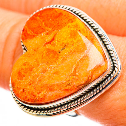 Sponge Coral Rings handcrafted by Ana Silver Co - RING112776