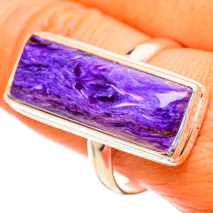 Charoite Rings handcrafted by Ana Silver Co - RING112780