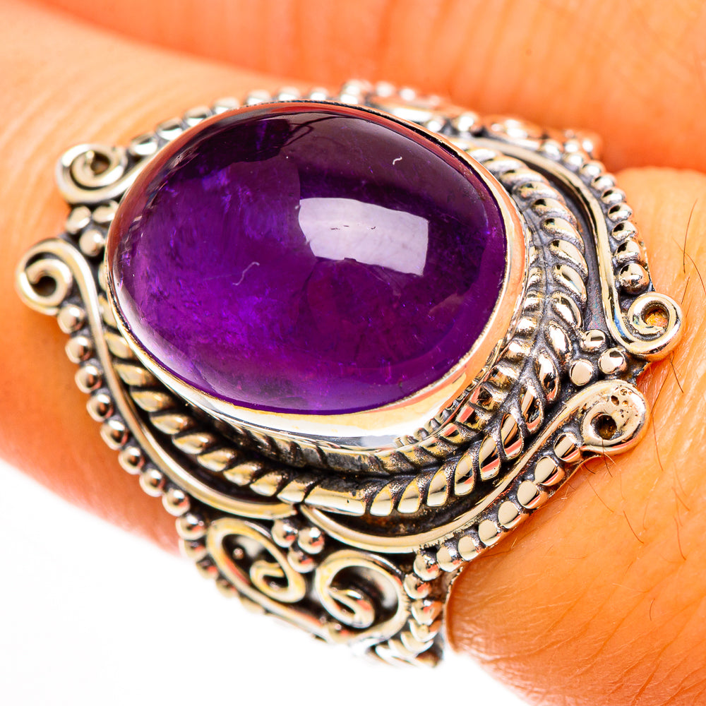 Amethyst Rings handcrafted by Ana Silver Co - RING112783