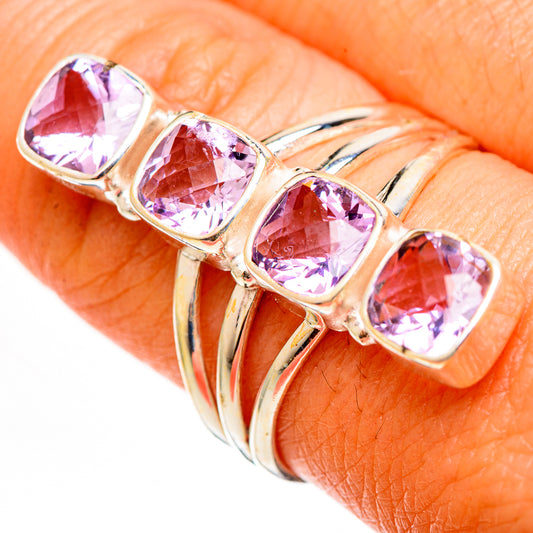 Kunzite Rings handcrafted by Ana Silver Co - RING112787