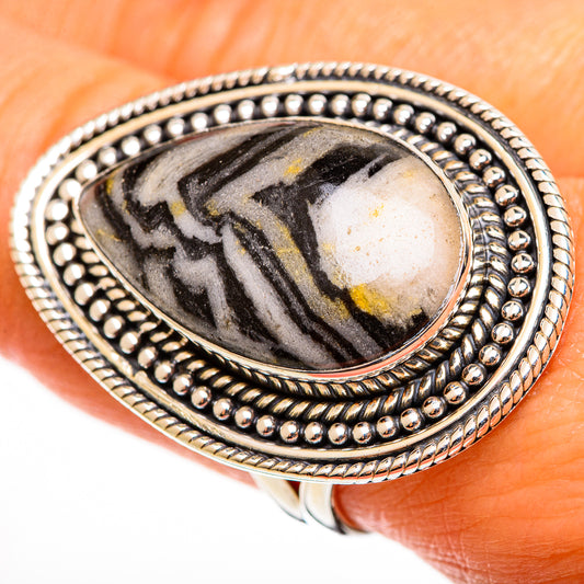 Pinolith Jasper Rings handcrafted by Ana Silver Co - RING112790