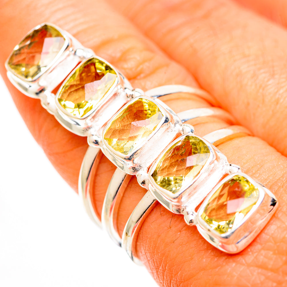 Citrine Rings handcrafted by Ana Silver Co - RING112801