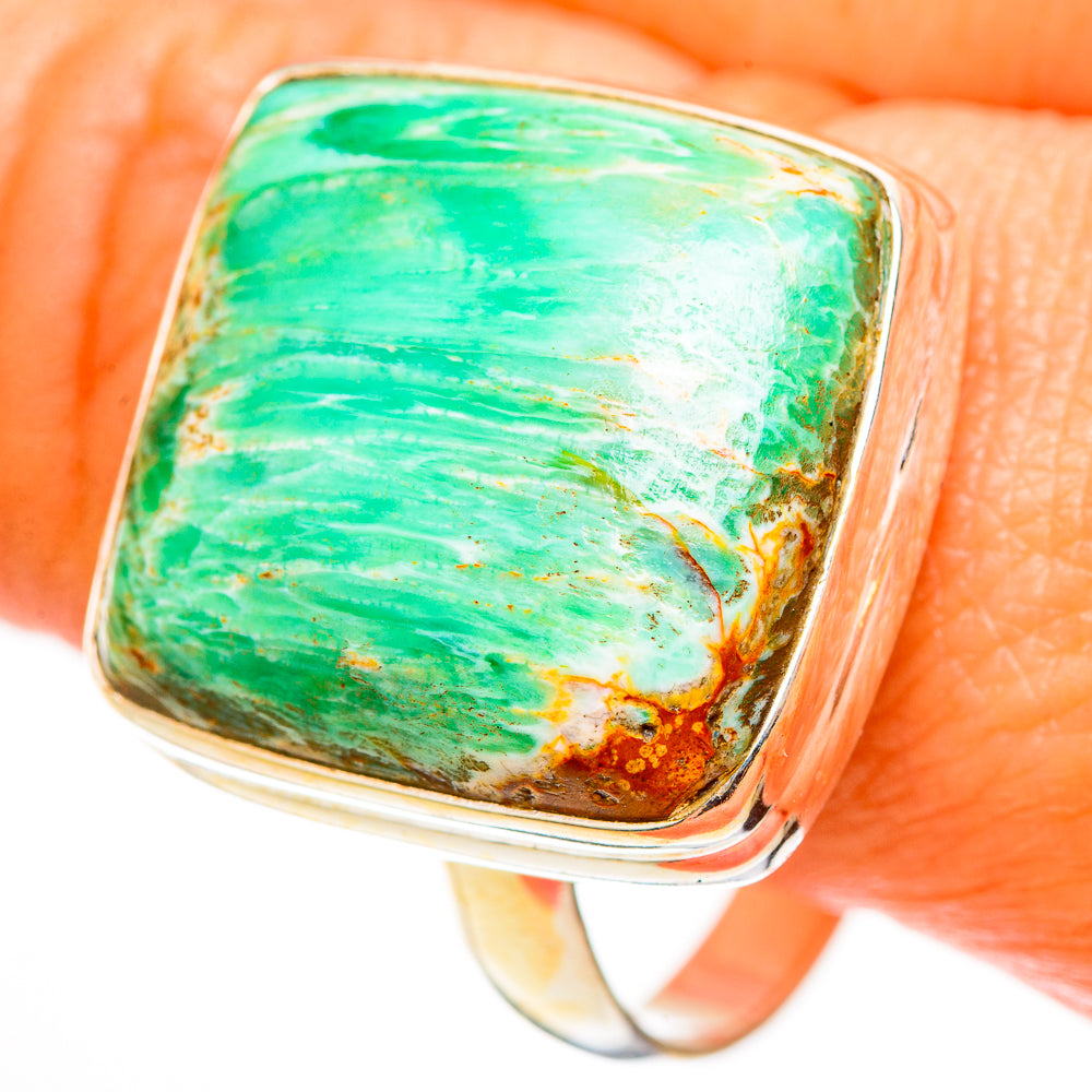Amazonite Rings handcrafted by Ana Silver Co - RING112806