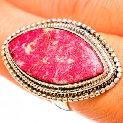 Thulite Rings handcrafted by Ana Silver Co - RING112821