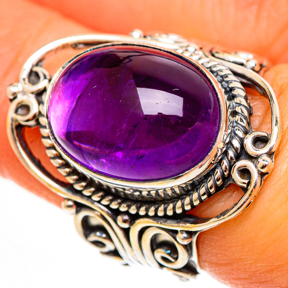 Amethyst Rings handcrafted by Ana Silver Co - RING112824