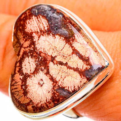 Fireworks Obsidian Rings handcrafted by Ana Silver Co - RING112850