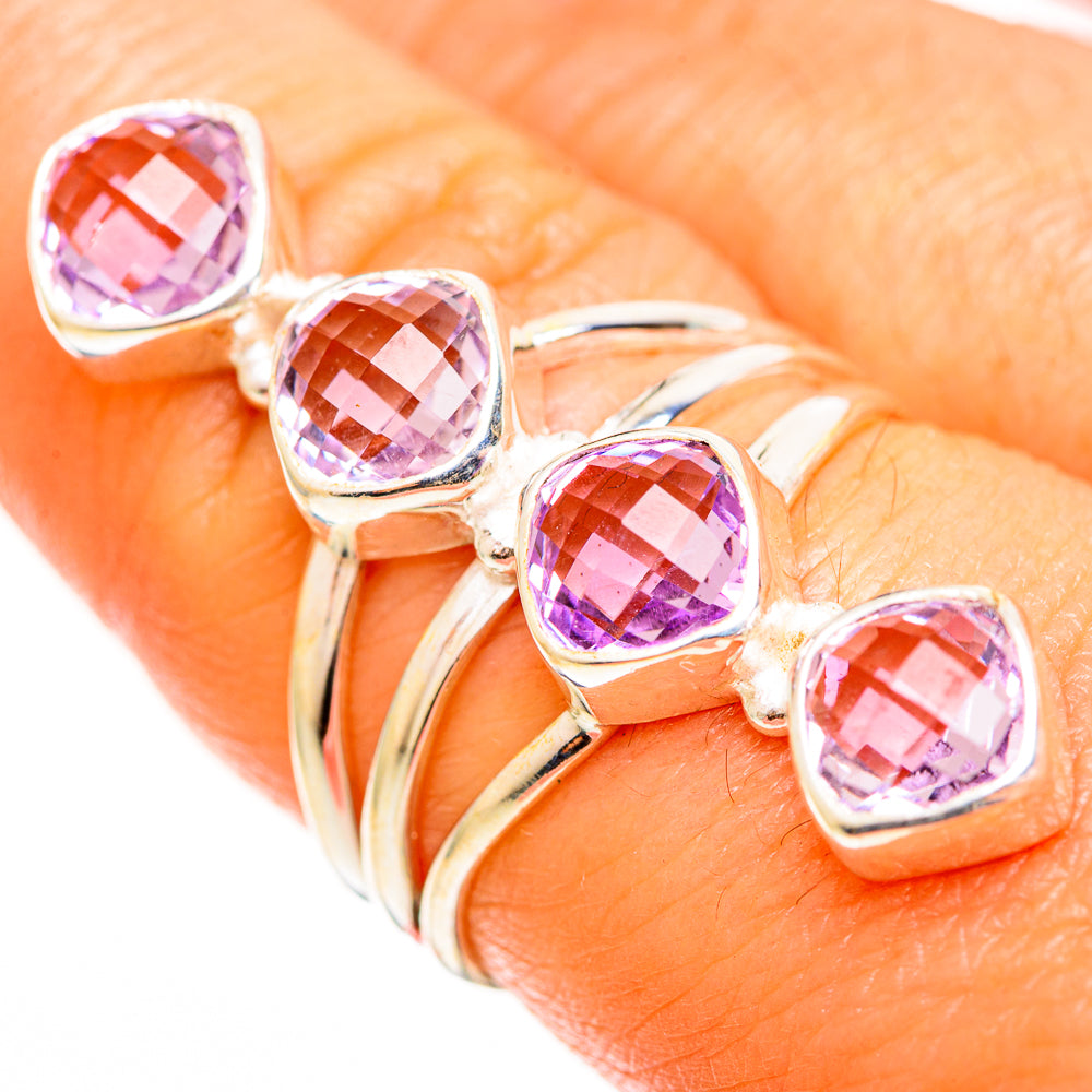 Kunzite Rings handcrafted by Ana Silver Co - RING112863