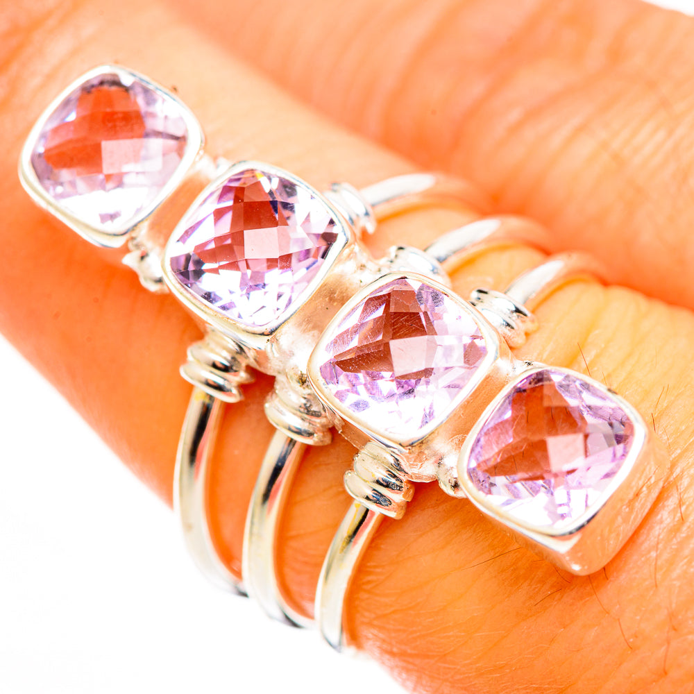 Kunzite Rings handcrafted by Ana Silver Co - RING112866