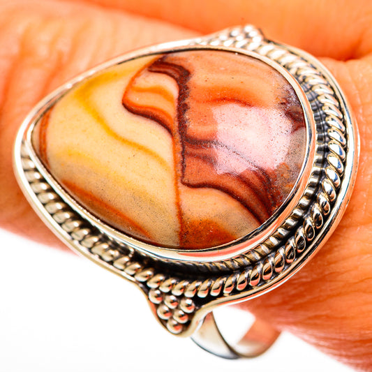 Mookaite Rings handcrafted by Ana Silver Co - RING112882