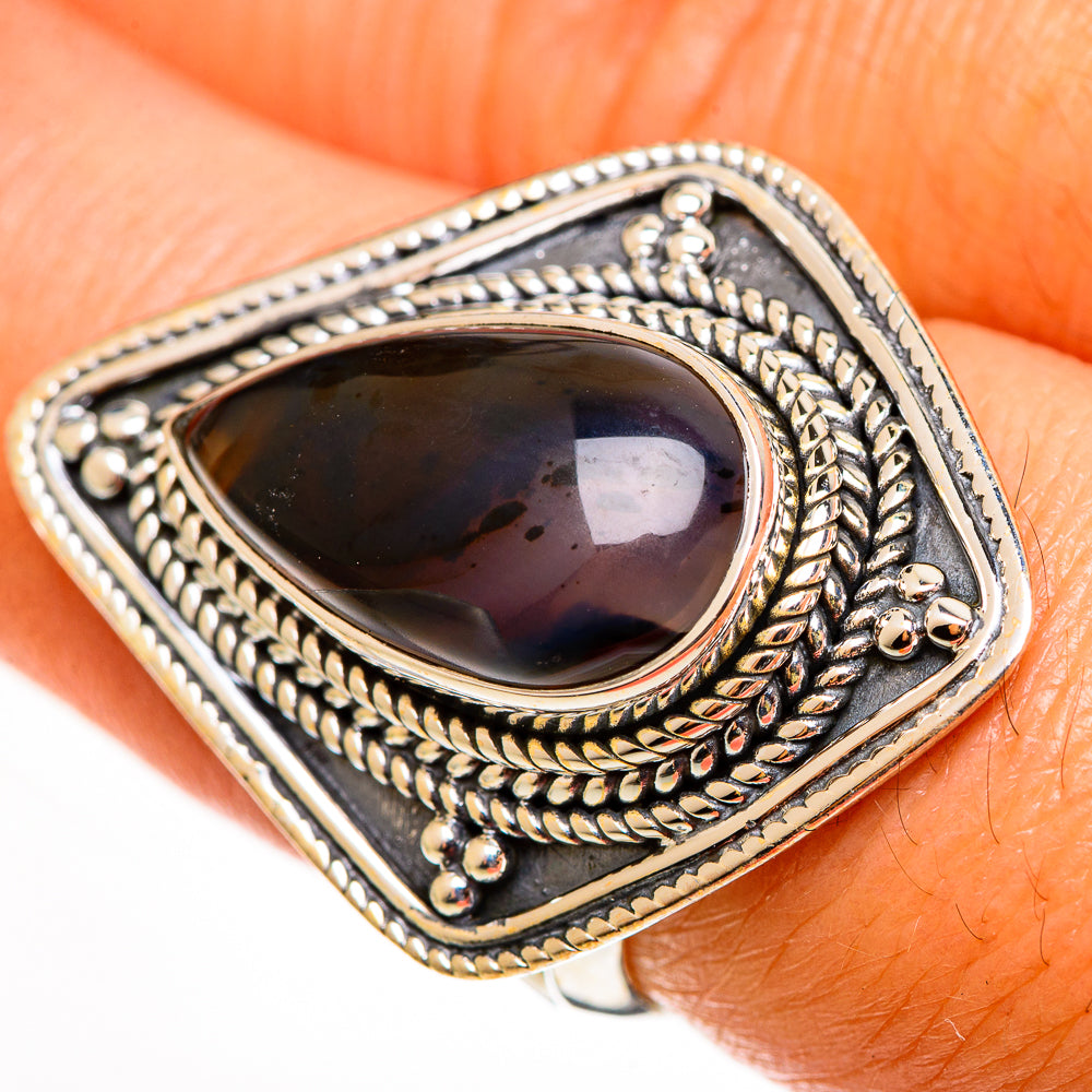 Montana Agate Rings handcrafted by Ana Silver Co - RING112886
