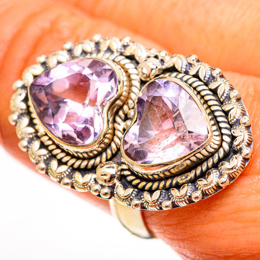 Kunzite Rings handcrafted by Ana Silver Co - RING112893