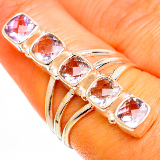 Kunzite Rings handcrafted by Ana Silver Co - RING112895