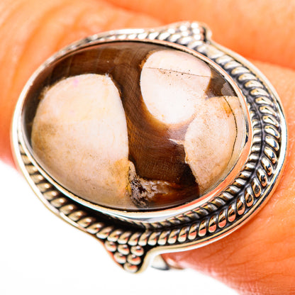 Peanut Wood Jasper Rings handcrafted by Ana Silver Co - RING112908