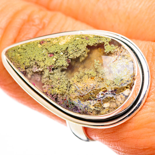 Indonesian Plume Agate Rings handcrafted by Ana Silver Co - RING112950