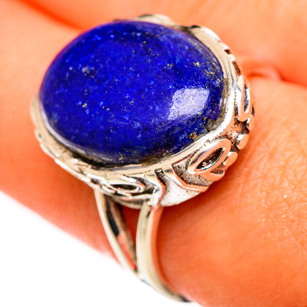 Lapis Lazuli Rings handcrafted by Ana Silver Co - RING112953