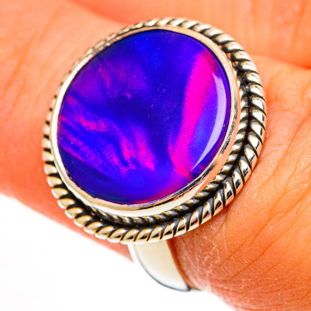Aura Opal Rings handcrafted by Ana Silver Co - RING112969