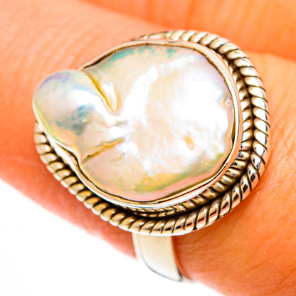 Mother Of Pearl Rings handcrafted by Ana Silver Co - RING112974