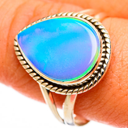 Aura Opal Rings handcrafted by Ana Silver Co - RING112984