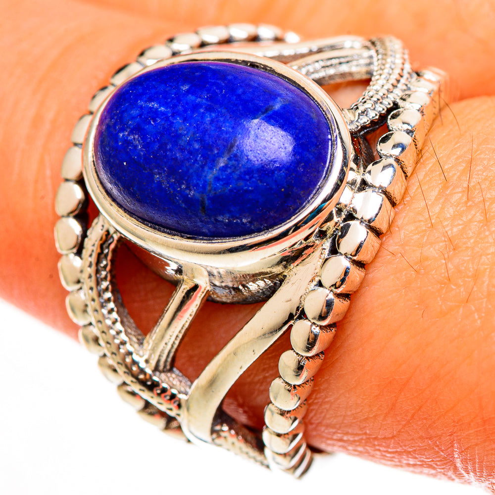 Lapis Lazuli Rings handcrafted by Ana Silver Co - RING112987
