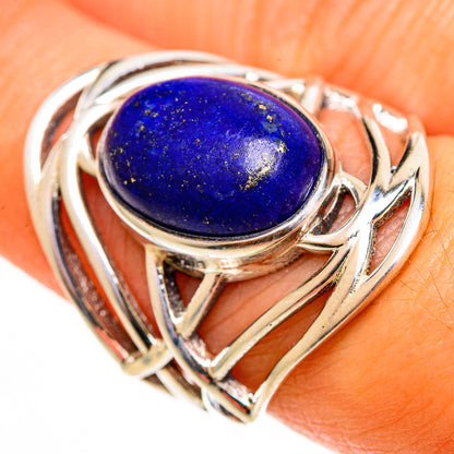 Lapis Lazuli Rings handcrafted by Ana Silver Co - RING112988