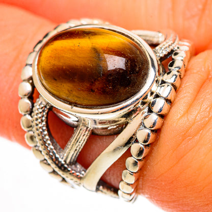 Tiger Eye Rings handcrafted by Ana Silver Co - RING112994