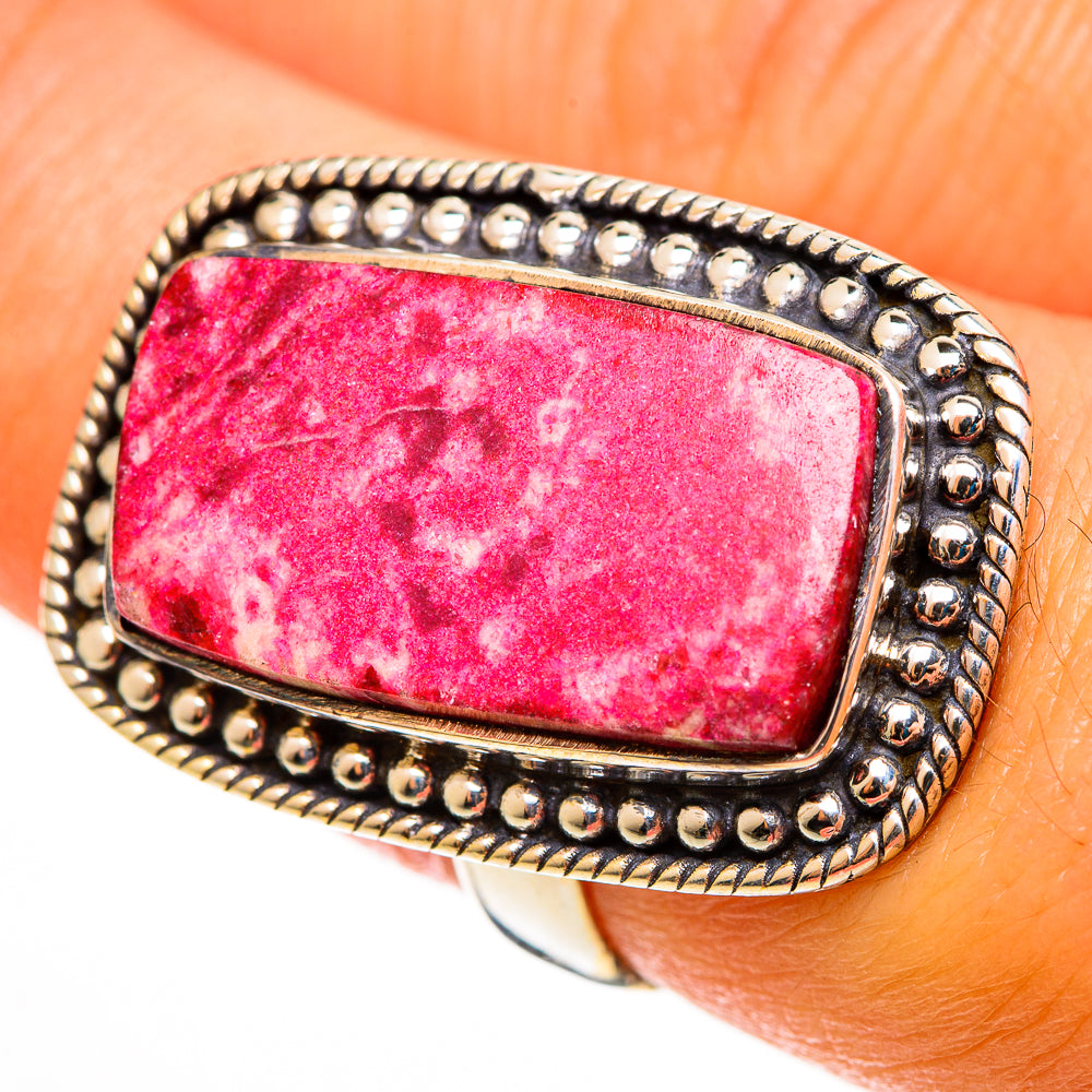 Thulite Rings handcrafted by Ana Silver Co - RING112997