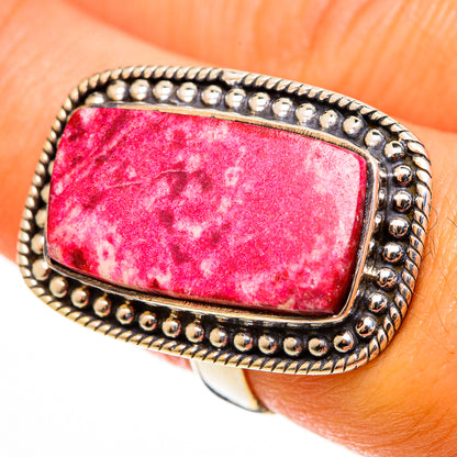 Thulite Rings handcrafted by Ana Silver Co - RING112997