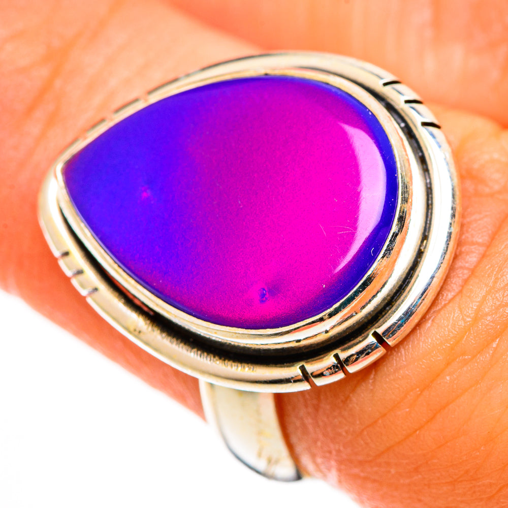Aura Opal Rings handcrafted by Ana Silver Co - RING113002
