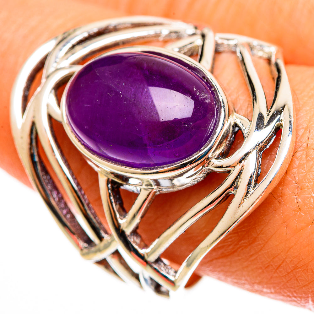 Amethyst Rings handcrafted by Ana Silver Co - RING113003