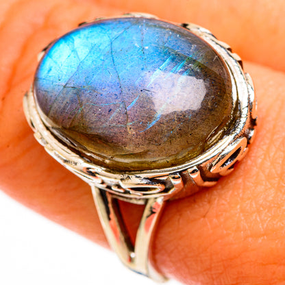 Labradorite Rings handcrafted by Ana Silver Co - RING113018