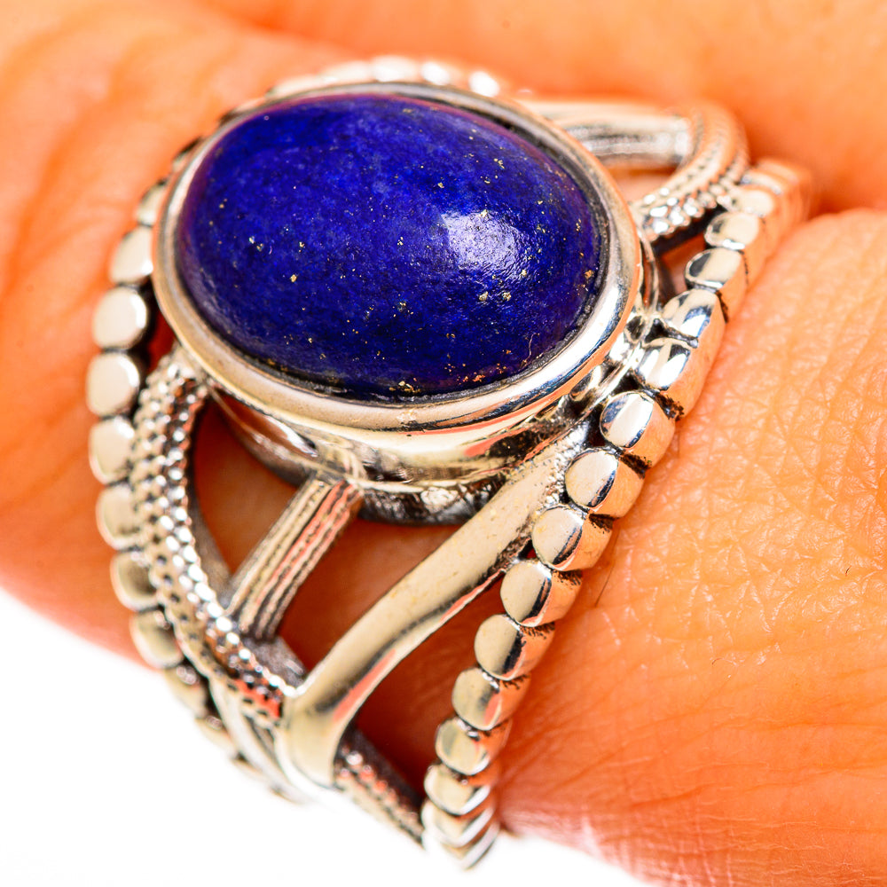 Lapis Lazuli Rings handcrafted by Ana Silver Co - RING113021