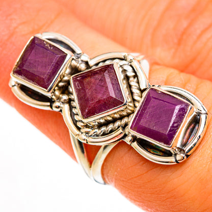 Ruby Rings handcrafted by Ana Silver Co - RING113028