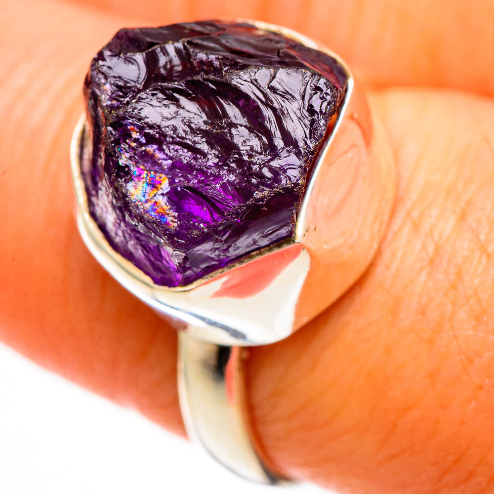 Amethyst Rings handcrafted by Ana Silver Co - RING113034