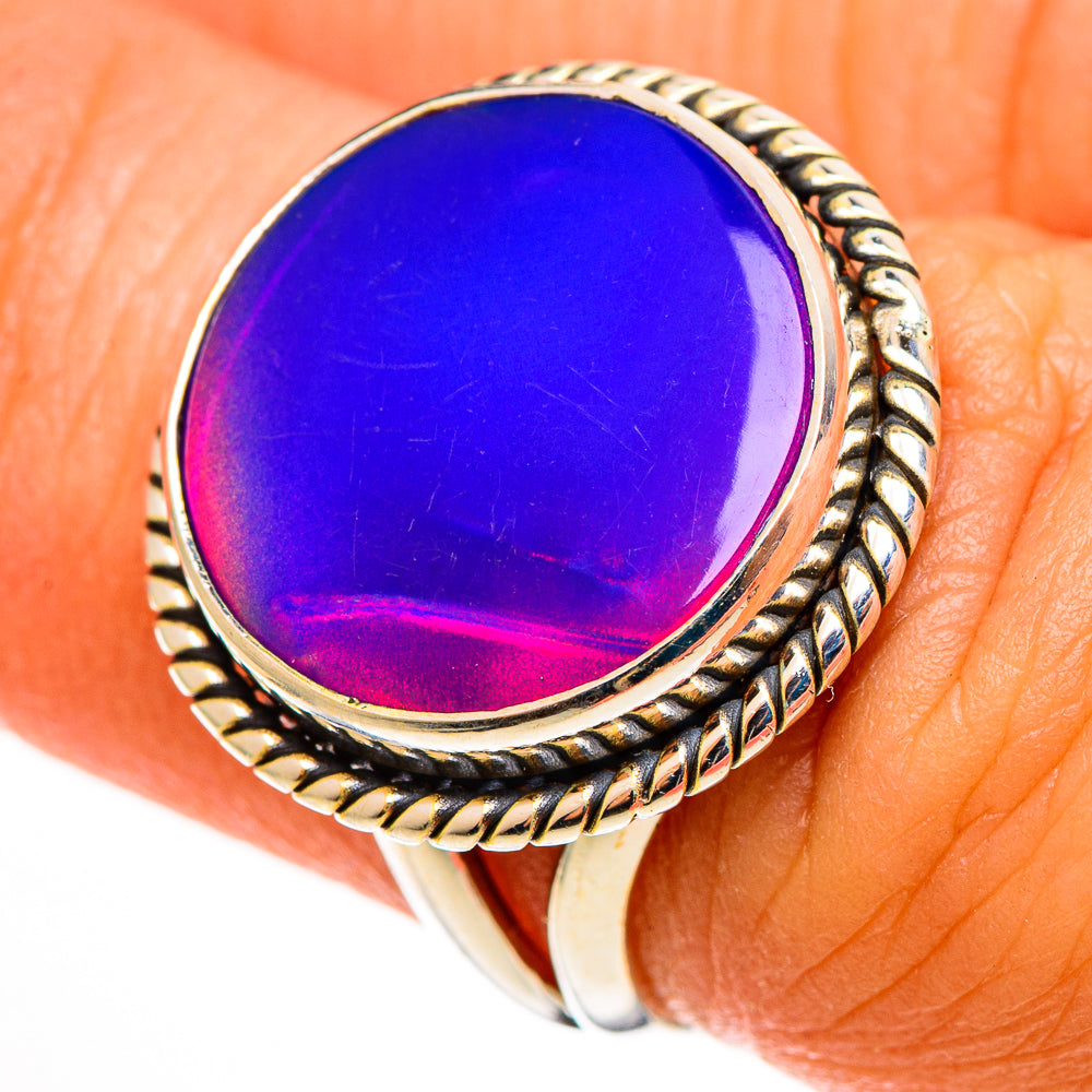 Aura Opal Rings handcrafted by Ana Silver Co - RING113035
