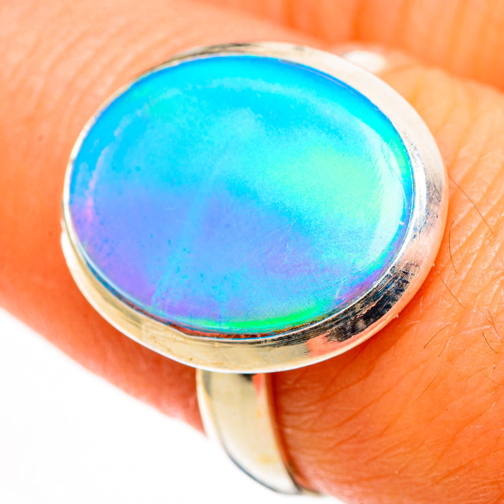 Aura Opal Rings handcrafted by Ana Silver Co - RING113049