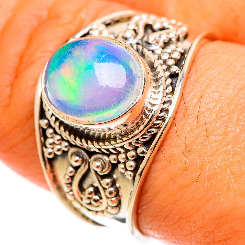 Aura Opal Rings handcrafted by Ana Silver Co - RING113050