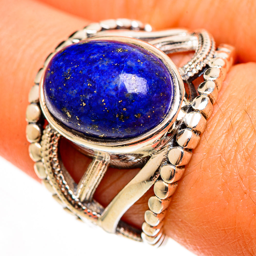 Lapis Lazuli Rings handcrafted by Ana Silver Co - RING113051