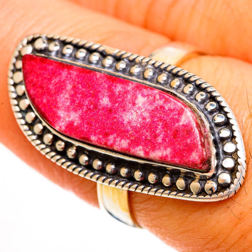 Thulite Rings handcrafted by Ana Silver Co - RING113061