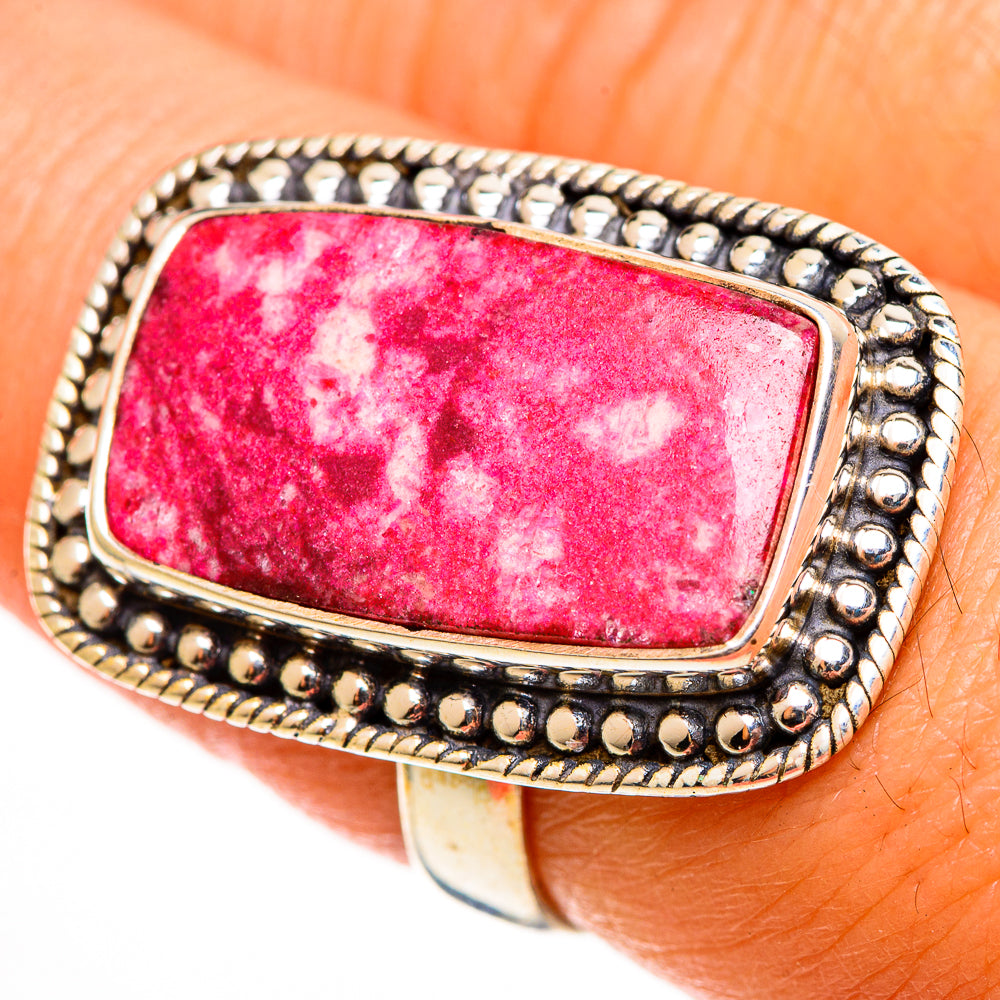 Thulite Rings handcrafted by Ana Silver Co - RING113062