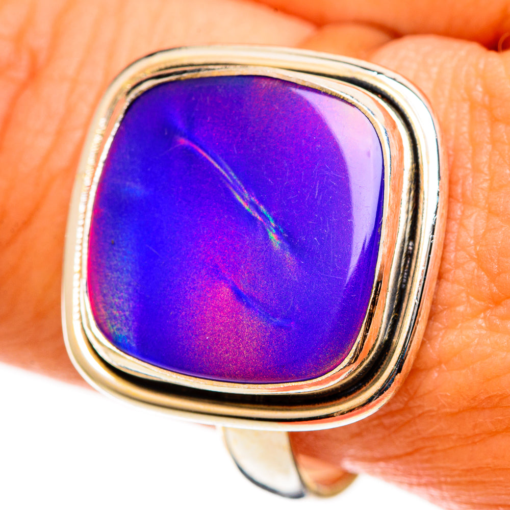 Aura Opal Rings handcrafted by Ana Silver Co - RING113066