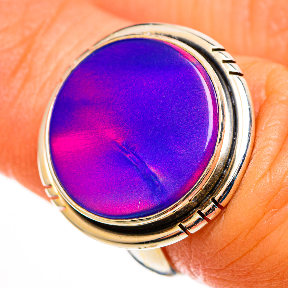 Aura Opal Rings handcrafted by Ana Silver Co - RING113068